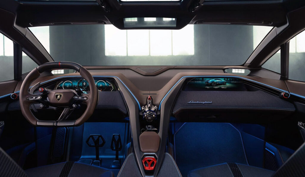 Lamborghini Lanzador Concepot 2023 interior