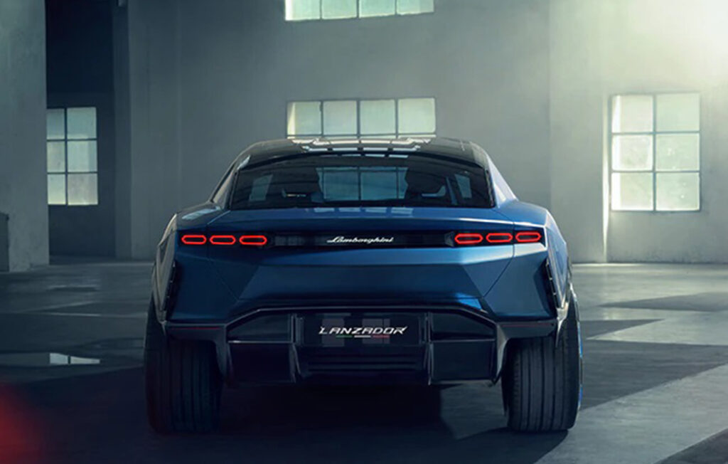 Lamborghini Lanzador Concepot 2023 trasera