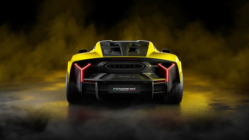 Lamborghini Fenomeno 2025 trasera