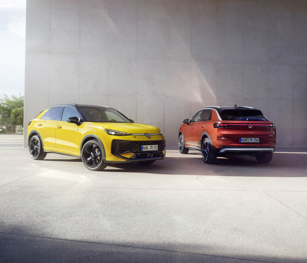 nuevo VW T-Roc 2026 amarillo y naranja