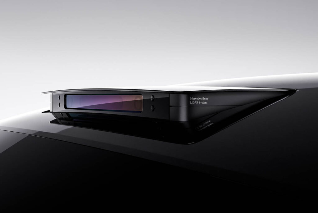 Mercedes-Benz Vision Iconic 2025 lidar