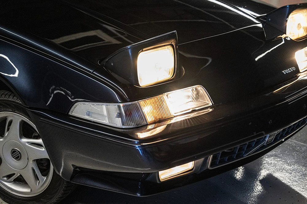 Volvo 480 turbo faros delanteros